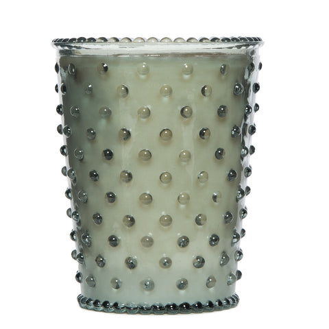SIMPATICO NO. 17 FERN HOBNAIL GLASS CANDLE