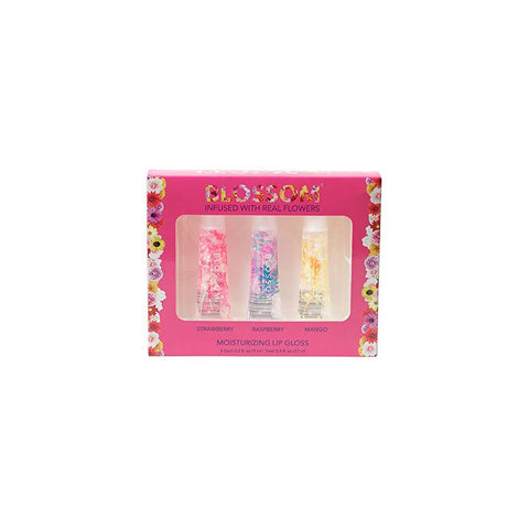 BLOSSOM MOISTURIZING LIP GLOSS TUBE SET OF 3