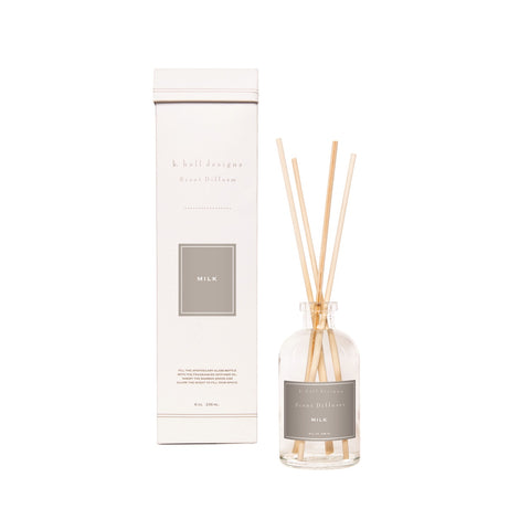 K. HALL DESIGNS MILK SCENT DIFFUSER KIT
