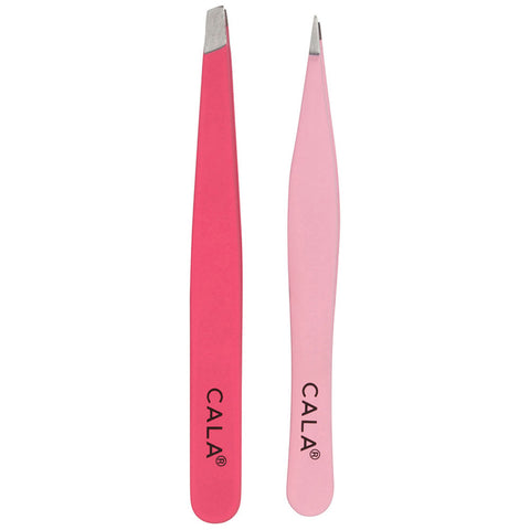 CALA SOFT TOUCH - TWEEZER DUO FINE POINT & SLANTED SET