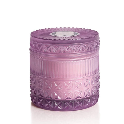 CAPRI BLUE FACETED JAR - BLUE JEAN