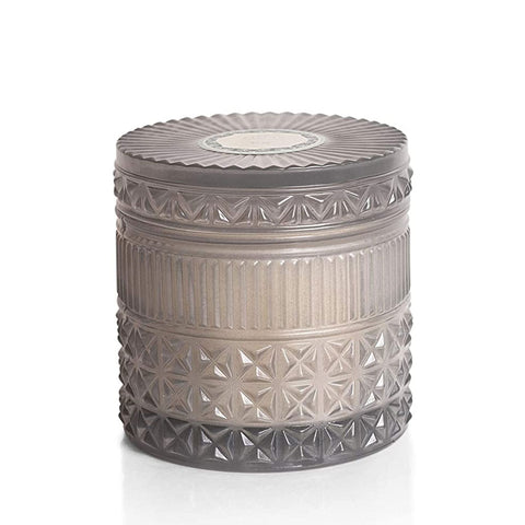 CAPRI BLUE FACETED JAR - RAIN
