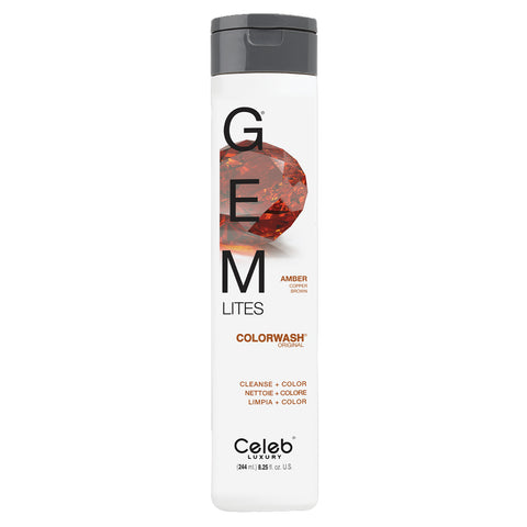CELEB LUXURY GEM LITES COLORWASH AMBER COPPER BROWN