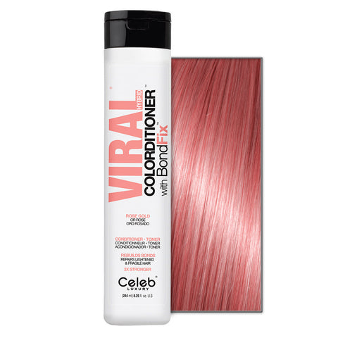CELEB LUXURY VIRAL COLORDITIONER ROSE GOLD WITH BONDFIX
