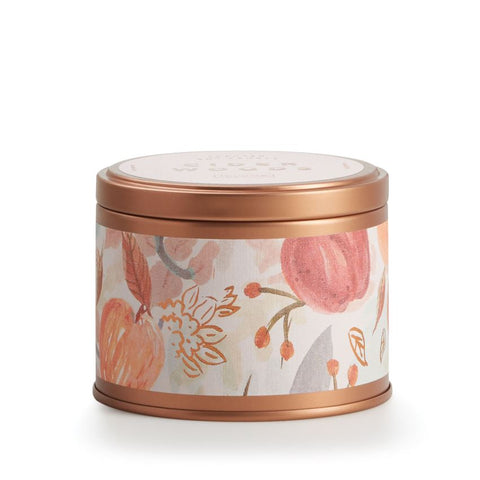 ILLUME Cider Woods Metallic Tin Candle