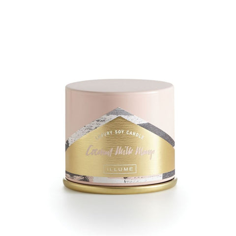 ILLUME LUXURY SOY CANDLE Vanity Tin - COCONUT MILK MANGO