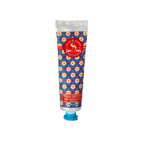 SOAP & PAPER FACTORY CREAMY PEPPERMINT PETITE HAND CREAM