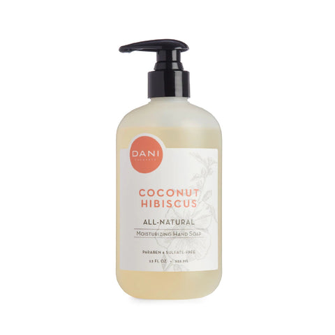 DANI NATURALS COCONUT HIBISCUS LIQUID HAND SOAP