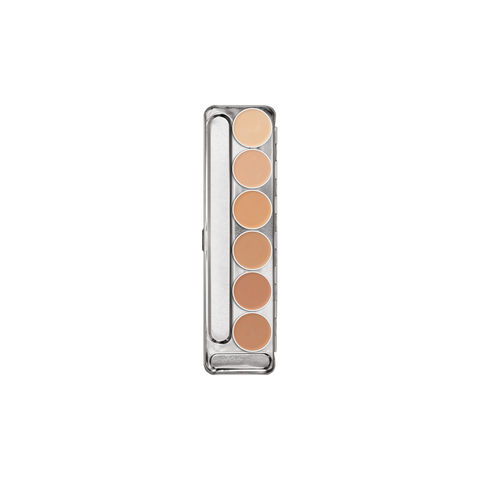 KRYOLAN DERMACOLOR CAMOUFLAGE CREME PALETTE 6 COLORS
