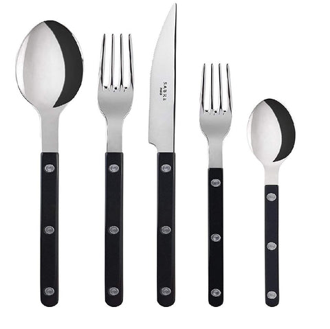 SABRE BISTROT STAINLESS STEEL DARK GRAY 5 PCS SET FOR 4