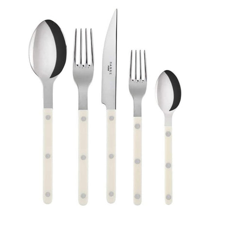 SABRE BISTROT STAINLESS STEEL IVORY 5 PCS SET