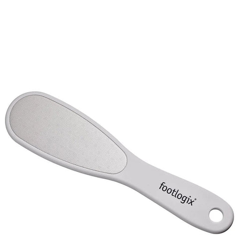 FOOTLOGIX DOUBLE-SIDED FOOT FILE WITH RUBBERIZED HANDLE, COARSE/FINE GRIT