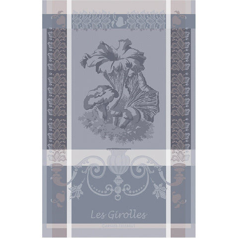 GARNIER-THIEBAUT FRANCE GIROLLES ANTHRACITE KITCHEN TOWEL