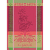 GARNIER-THIEBAUT FRANCE GRENADE ROSE KITCHEN TOWEL