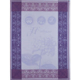 GARNIER-THIEBAUT FRANCE HORTENSIA BLEU KITCHEN TOWEL