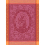 GARNIER-THIEBAUT FRANCE MADAME CHAT ROSE KITCHEN TOWEL