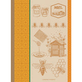 GARNIER-THIEBAUT FRANCE MIEL ET ABEILLES OCRE KITCHEN TOWEL