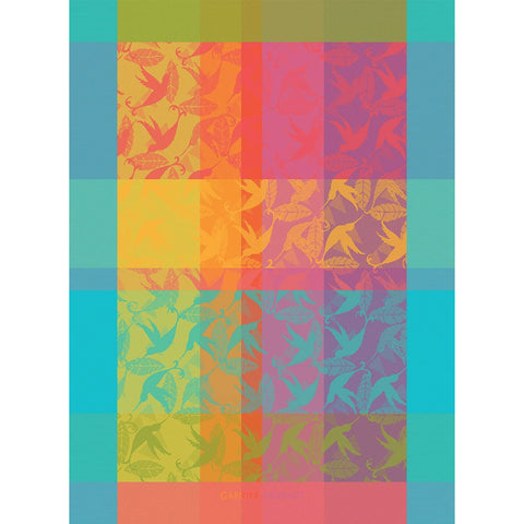 GARNIER-THIEBAUT FRANCE MILLE COLIBRIS ANTILLES KITCHEN TOWEL
