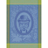 GARNIER-THIEBAUT FRANCE MONSIEUR CHAT BLEU KITCHEN TOWEL