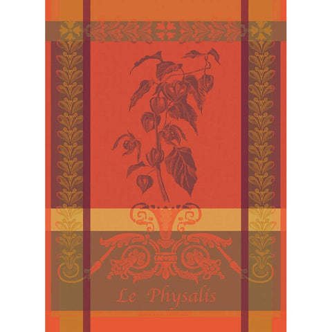 GARNIER-THIEBAUT FRANCE PHYSALIS ROUILLE KITCHEN TOWEL