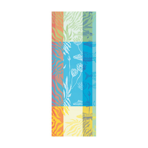 GARNIER-THIEBAUT FRANCE RAINBOW TABLERUNNER