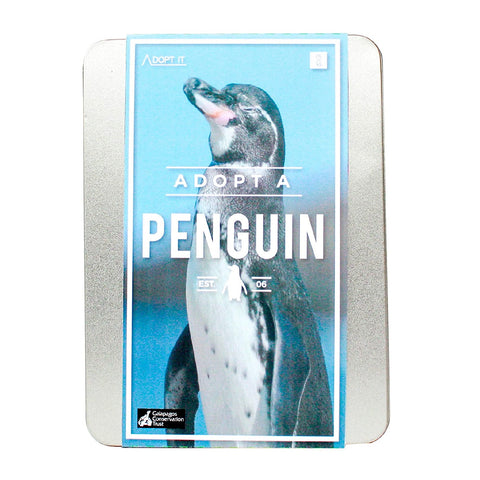 GIFT REPUBLIC ADOPT A PENGUIN GIFT TIN