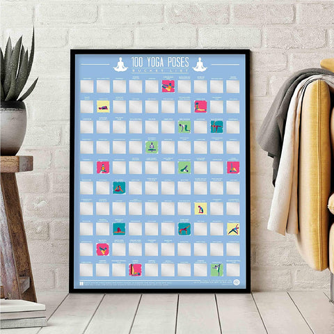 GIFT REPUBLIC 100 YOGA POSES POSTER
