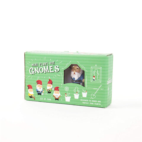 GIFT REPUBLIC MINI PLANT POT GNOMES