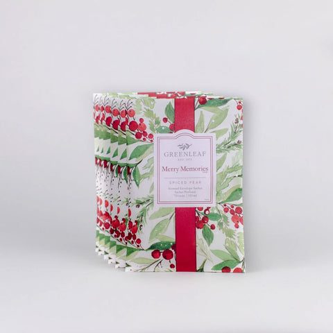 GREENLEAF LARGE SACHET - MERRY MEMORIES