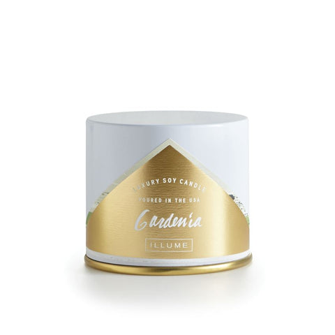 ILLUME LUXURY SOY CANDLE Vanity Tin - GARDENIA