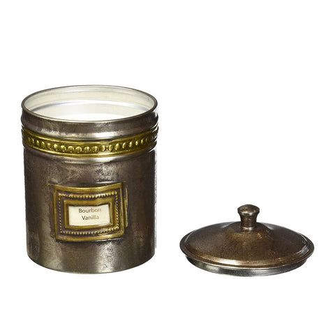 HIMALAYAN HANDMADE CANDLES CAFE TIN - BOURBON VANILA