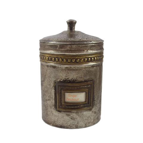 HIMALAYAN HANDMADE CANDLES CAFE TIN - GINGER PATCHOULI