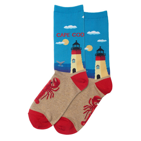 HOTSOX WOMEN'S CAPE COD CREW SOCKS