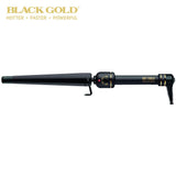 HOT TOOLS BLACK GOLD XL TAPERED CURLING BARREL 1 1/4"