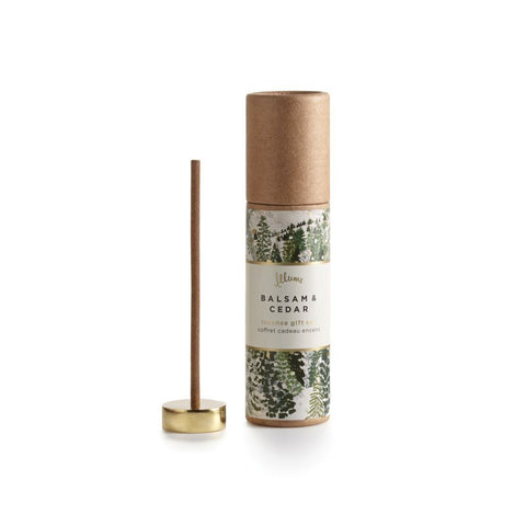 ILLUME Balsam & Cedar Incense Set