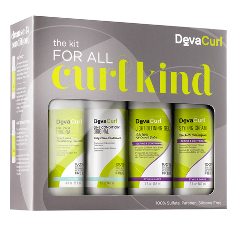 DEVACURL THE KIT FOR ALL CURL KIND Healthy, Beautiful Curls For Every Texture