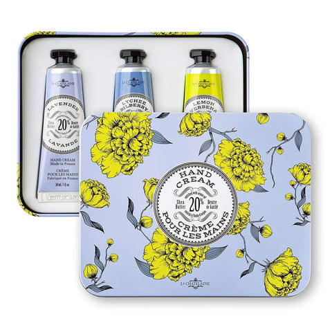LA CHATELAINE LAVENDER HAND CREAM TRIO