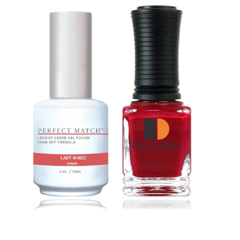 LECHAT Perfect Match LADY IN RED Gel Polish & Nail Lacquer