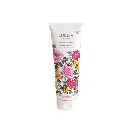LOLLIA ALWAYS IN ROSE NO. 39 PERFUMED SHOWER GEL
