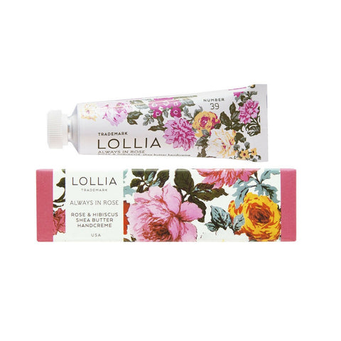 LOLLIA ALWAYS IN ROSE NO. 39 PETITE TREAT SHEA BUTTER HANDCREME