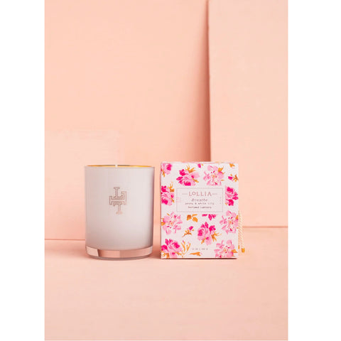 LOLLIA BREATHE NO. 19 PEONY & WHITE LILY PERFUMED LUMINARY