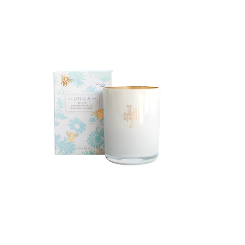 LOLLIA WISH NO. 22 SUGARED PASTILLE PERFUMED LUMINARY