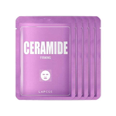 LAPCOS DERMA SHEET MASK 5 PACK - CERAMIDE