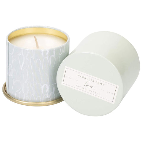 MAGNOLIA HOME TIN CANDLE - LOVE