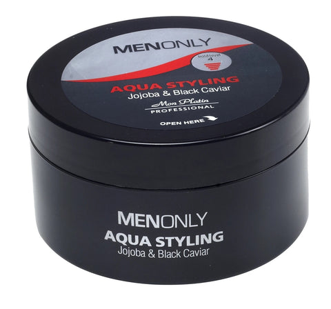 MON PLATIN MENONLY AQUA STYLING - JOJOBA & BLACK CAVIAR HAIR WAX