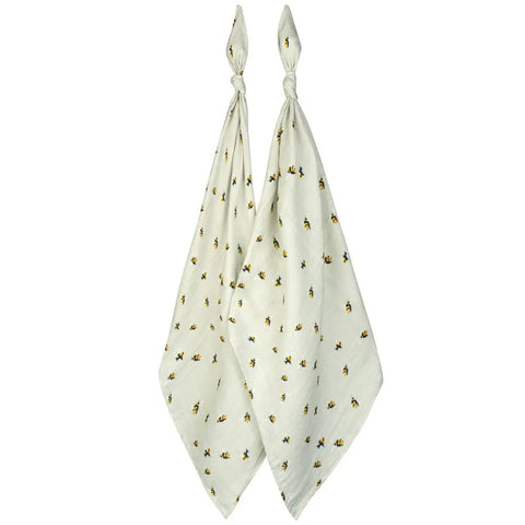 MILKBARN BAMBOO BURP CLOTH BUBLEBEE SET