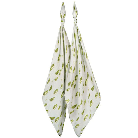 MILKBARN BAMBOO BURP CLOTH LEAPFROG SET