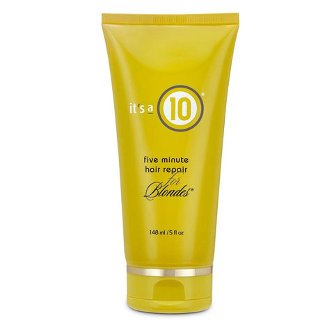 IT'S A 10 MIRACLE FIVE MINUTE HAIR REPAIR FOR BLONDES