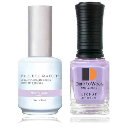 LECHAT Perfect Match Mystic Lilac Gel Polish & Nail Lacquer