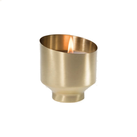 AROMATIQUE MANDARIN ROSEMARY BRASS CANDLE